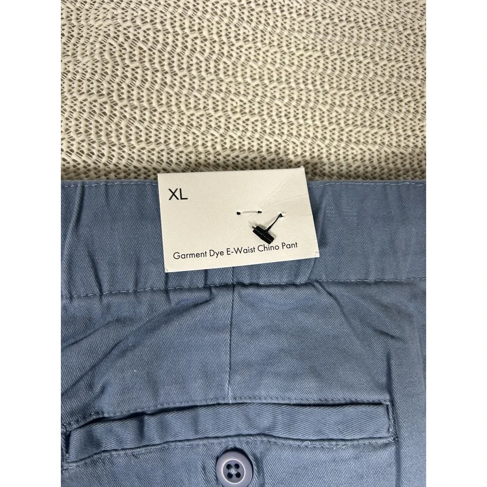 Onia Men's Garment Dye Elasticated Waist Chino Pants In Blue NWT Size XL